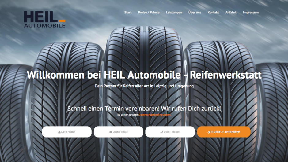NEU: Das Reifenportal von HEIL Automobile