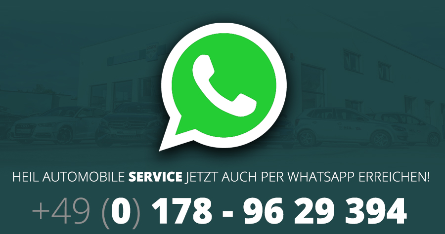 Service jetzt via Whatsapp verfügbar