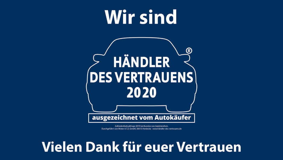 Wir sind Händler des Vertrauens 2020