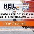 Nachrüstung Anhängerkupplung 100€ Rabatt